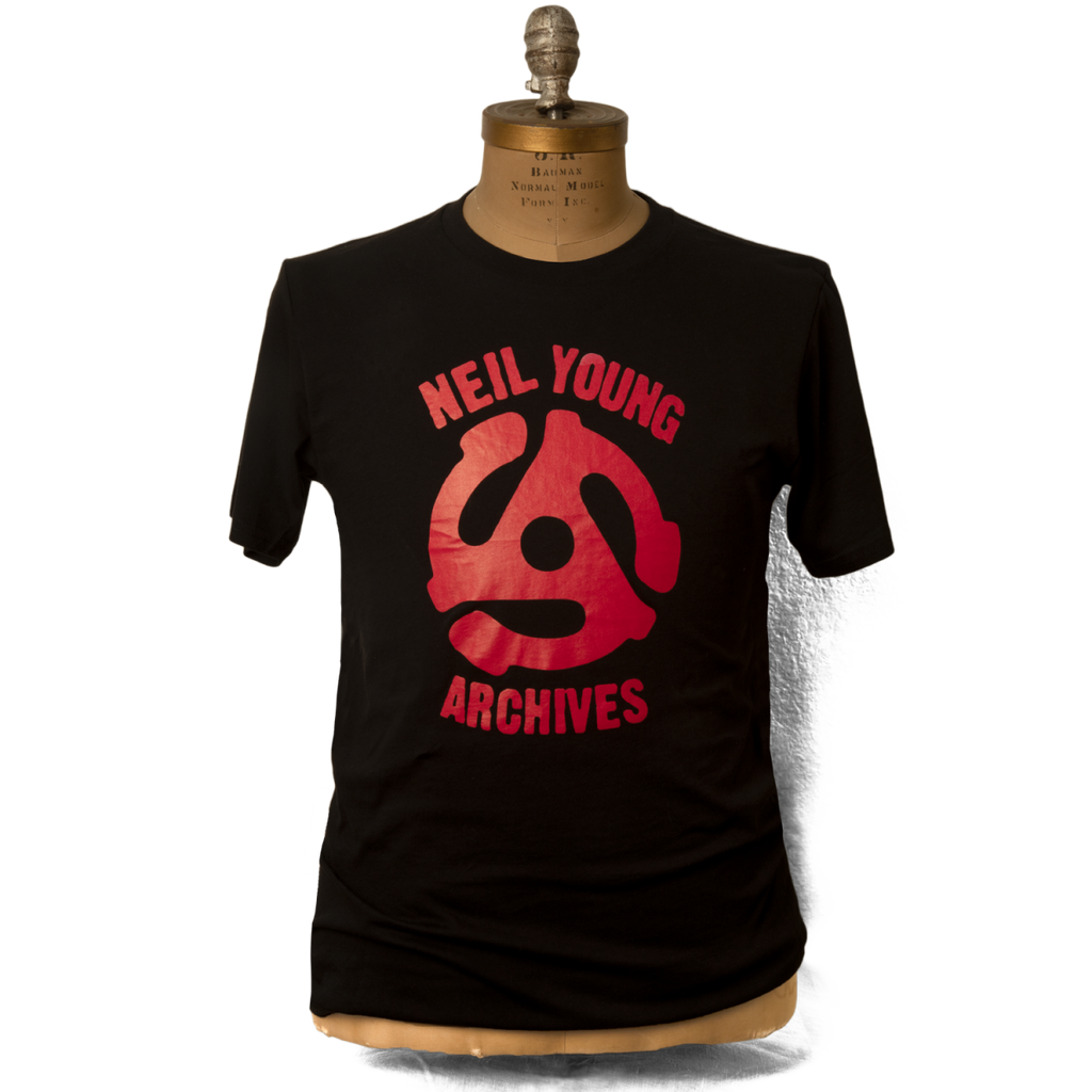 Soft Organic Archives Red Logo Men's Black T-Shirt