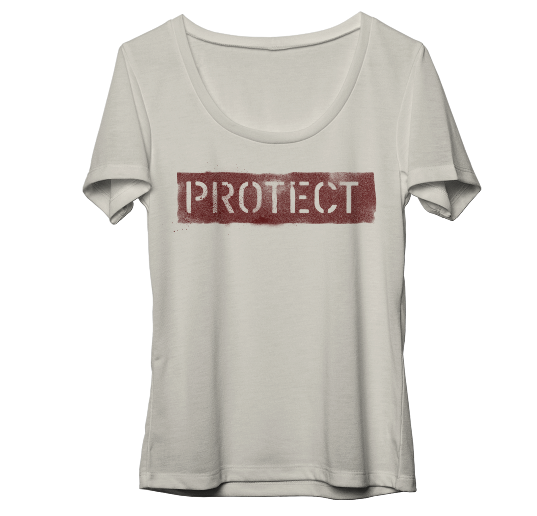 Protect Juniors Scoop Neck T-Shirt