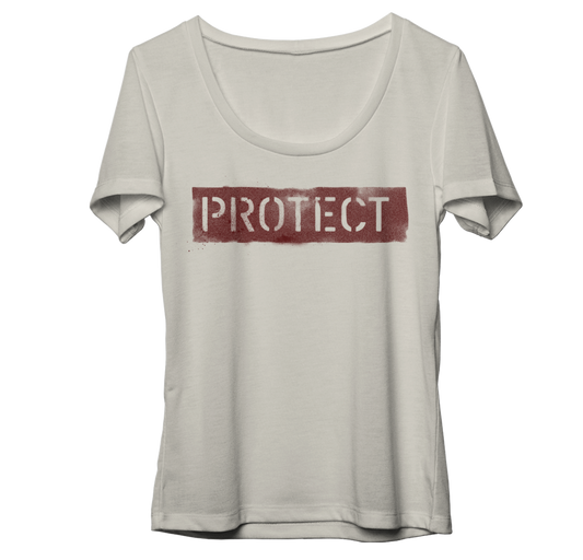 Protect Juniors Scoop Neck T-Shirt