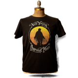 Soft Organic Vintage Harvest Moon Black Men's T-Shirt