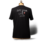 Soft Organic Heart Solo Men's Black T-Shirt