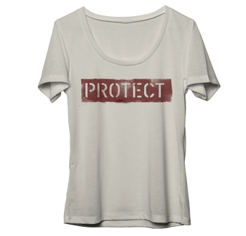 Protect Juniors Scoop Neck T-Shirt