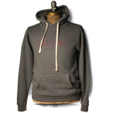 Soft Organic To Feel The Music Grey Pullover Hoodie (L)