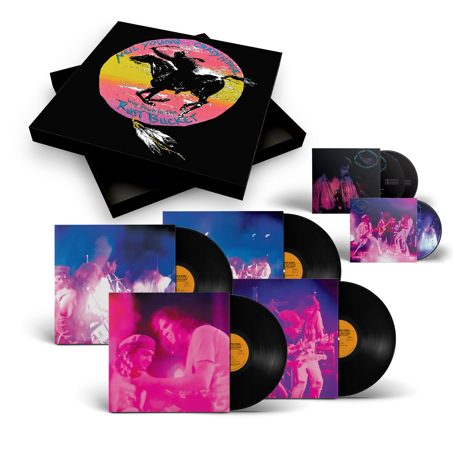 Way Down in The Rust Bucket Deluxe Box Set Edition (DVD, 4